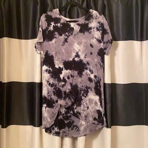 Tie Dye Knotted Tee